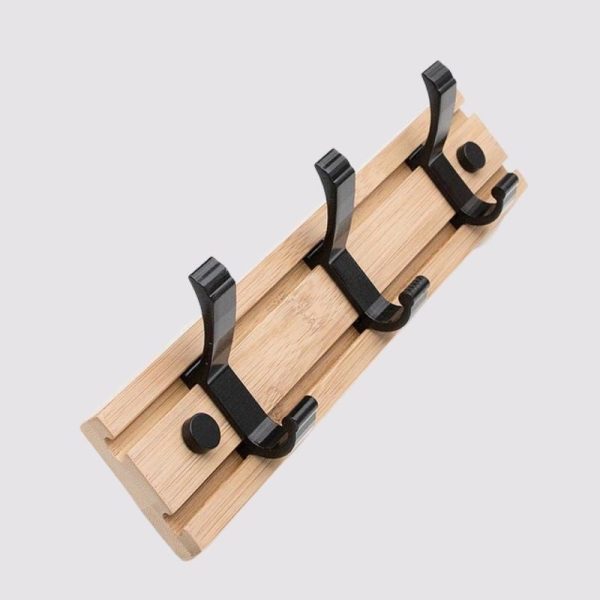 Wall Decor Wooden Wall Mounted Coat Rack - Living Simply House